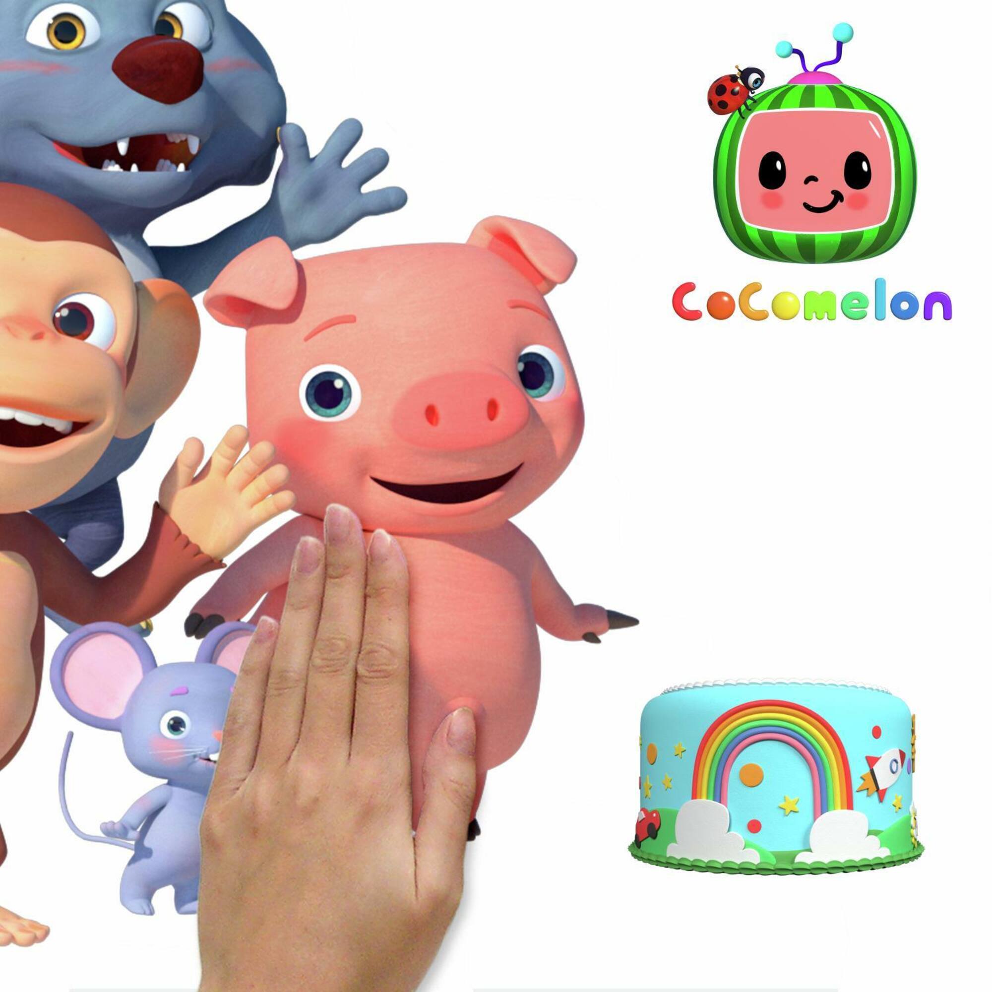 RoomMates Cocomelon Peel & Stick Giant Wall Decals